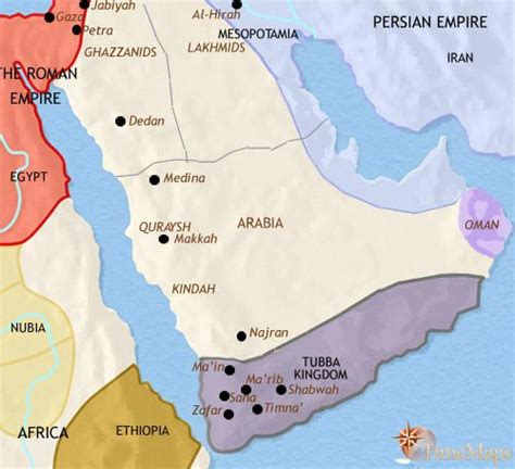 Arabian Peninsula, 500–1000 A.D. .